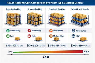 Gid pri palèt racking 2026: Pri reyèl, depans kache ak fason entelijan pou konsève pou