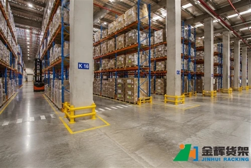 Kijan Kolòn Depo Afekte Layout Palèt Racking ak Kapasite Depo