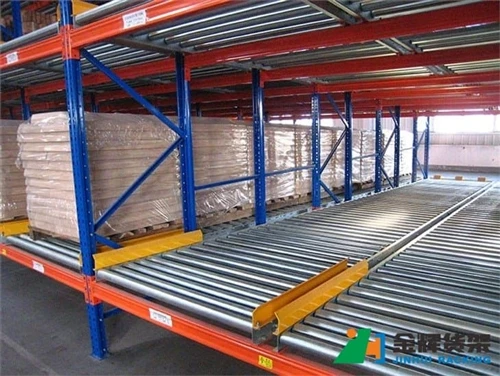 Ki jan Palèt Flow Rack Freining Systems Kontwole Vitès Palèt